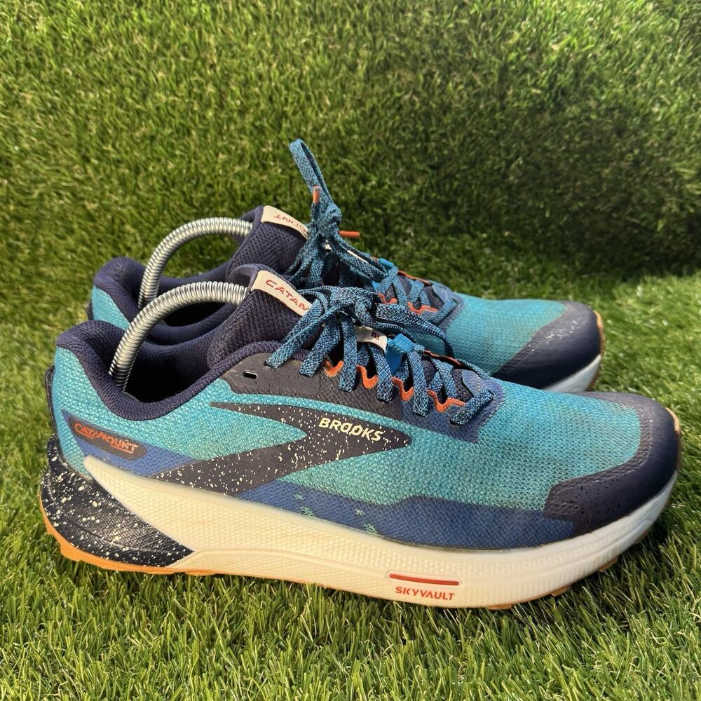 Brooks Divide 3 Running Trail Hiking Blue Teal 1103811D490 Men's Sz 9.5D